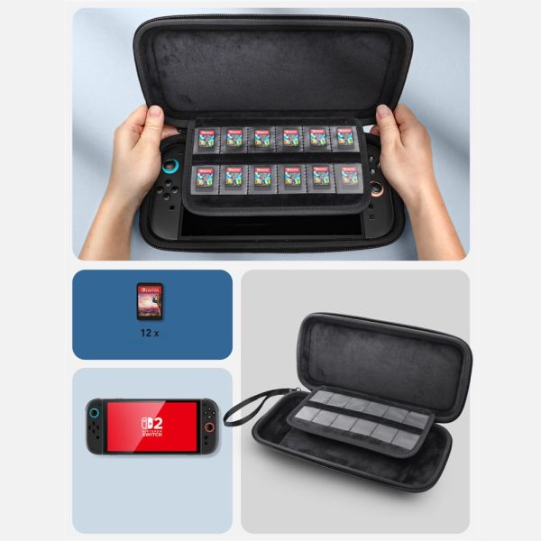 SUPCASE CARRYING MINI NINTENDO SWITCH 2 BLACK - Image 2