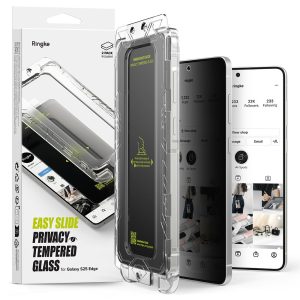 SZKŁO HARTOWANE RINGKE EASY SLIDE 2-PACK GALAXY S25 EDGE PRIVACY