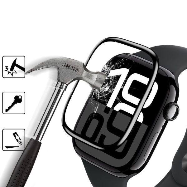 TECH-PROTECT GLASS FLEX+ 2-PACK HUAWEI WATCH FIT 3 / 4 BLACK - Image 3
