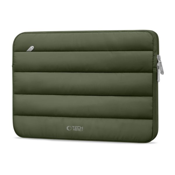TECH-PROTECT FLUFFY LAPTOP 13-14 ARMY GREEN - Image 2