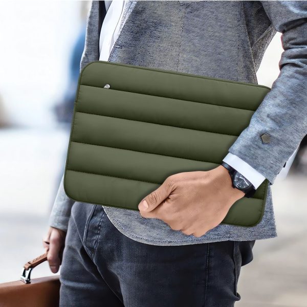 TECH-PROTECT FLUFFY LAPTOP 13-14 ARMY GREEN - Image 13