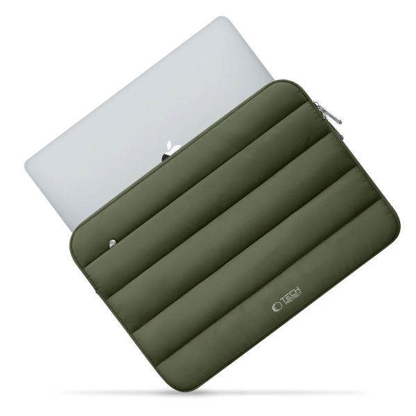 TECH-PROTECT FLUFFY LAPTOP 13-14 ARMY GREEN - Image 6