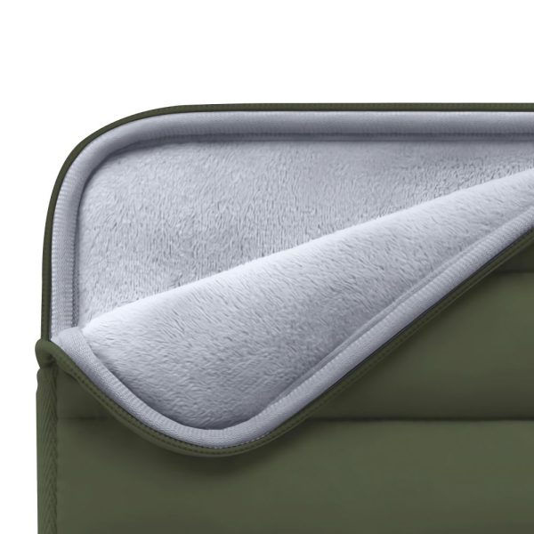 TECH-PROTECT FLUFFY LAPTOP 13-14 ARMY GREEN - Image 7