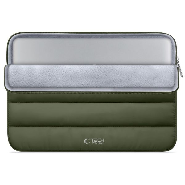 TECH-PROTECT FLUFFY LAPTOP 13-14 ARMY GREEN - Image 8