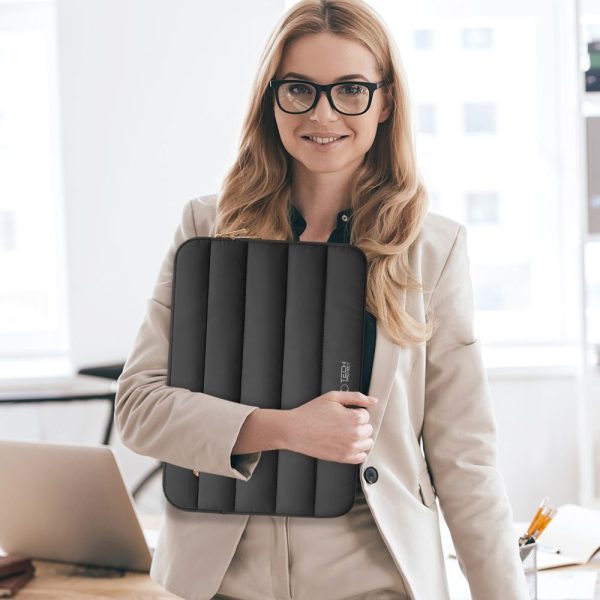TECH-PROTECT FLUFFY LAPTOP 13-14 BLACK - Image 11