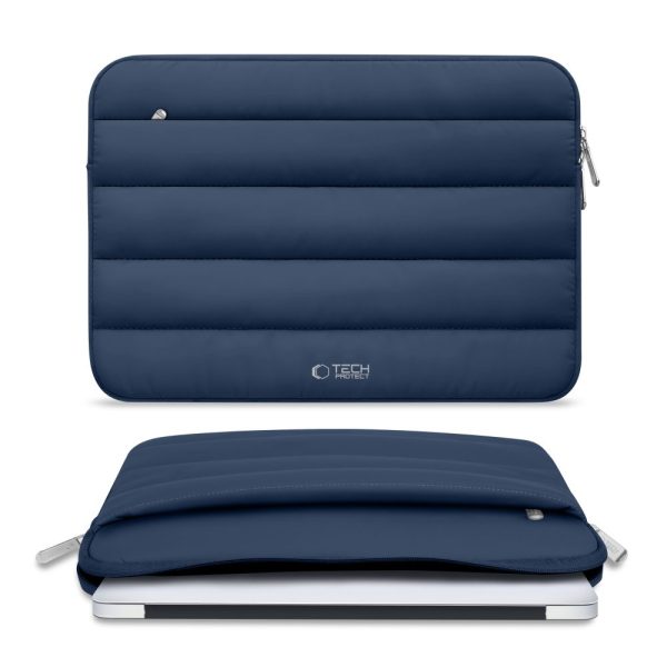 TECH-PROTECT FLUFFY LAPTOP 13-14 NAVY BLUE - Image 3