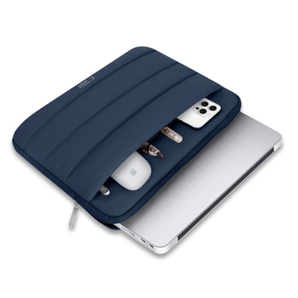 TECH-PROTECT FLUFFY LAPTOP 13-14 NAVY BLUE - Image 4