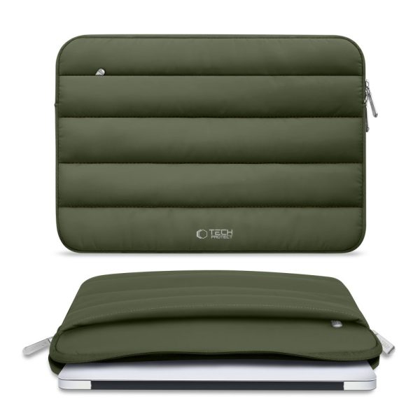 TECH-PROTECT FLUFFY LAPTOP 15-16 ARMY GREEN - Image 3