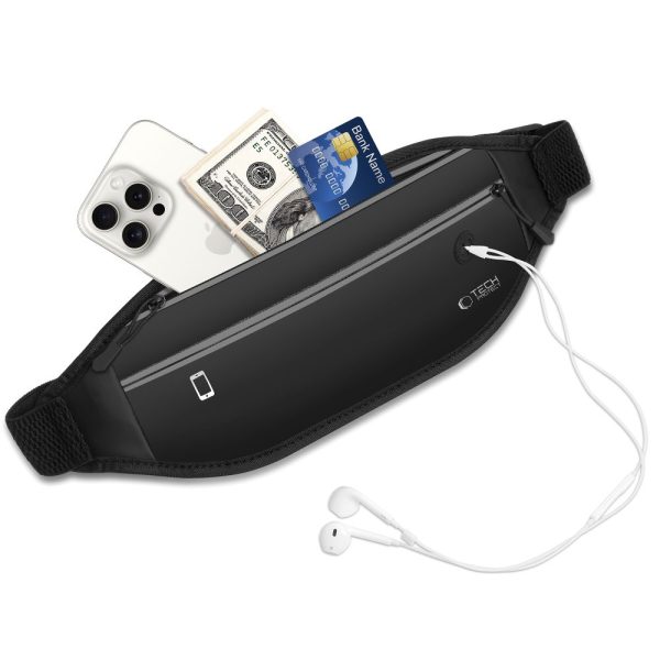 TECH-PROTECT M7 UNIVERSAL SPORT WAIST BAG BLACK - Image 3