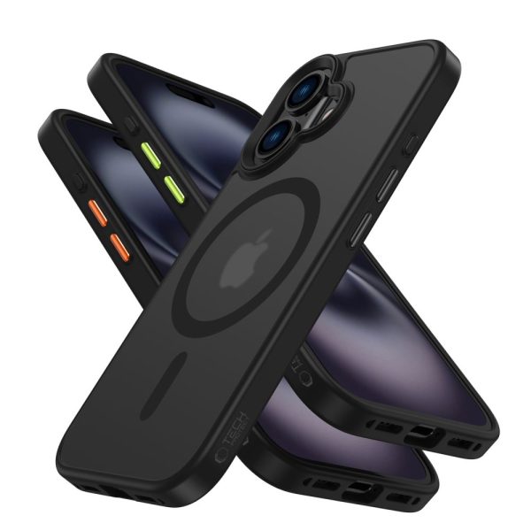 TECH-PROTECT MAGMAT XT 3-SET MAGSAFE IPHONE 16 MATTE BLACK - Image 2