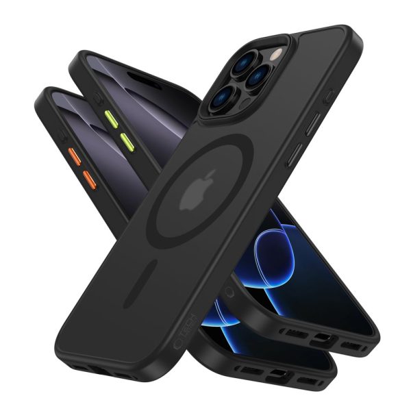 TECH-PROTECT MAGMAT XT 3-SET MAGSAFE IPHONE 16 PRO MATTE BLACK - Image 2