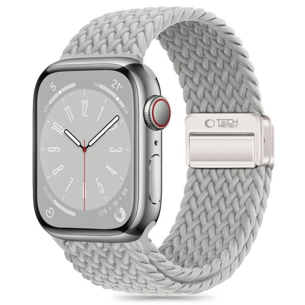 TECH-PROTECT NYLONMAG APPLE WATCH 6 / 7 / 8 / 9 / 10 / SE / ULTRA 1 / 2 (44 / 45 / 46 / 49 MM) STONE