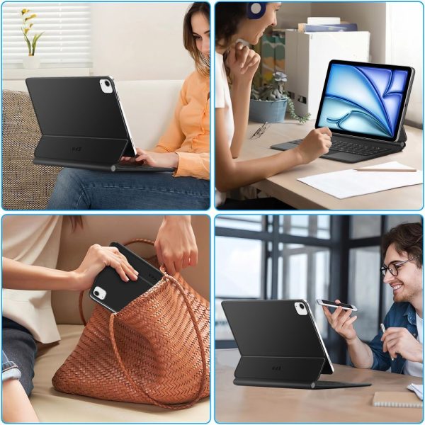 TECH-PROTECT SMARTCASE MAGNETIC + KEYBOARD IPAD AIR 10.9” 4 / 5 / 2020-2022 / 11” 6 / 7 / 2024-2025 BLACK - Image 11