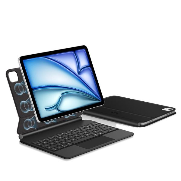 TECH-PROTECT SMARTCASE MAGNETIC + KEYBOARD IPAD AIR 10.9” 4 / 5 / 2020-2022 / 11” 6 / 7 / 2024-2025 BLACK - Image 4