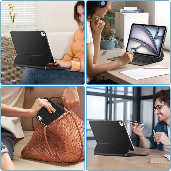 TECH-PROTECT SMARTCASE MAGNETIC + KEYBOARD IPAD PRO 12.9” 4 / 5 / 6 / 2020-2022 / AIR 13” 1 / 2 / 2024-2025 BLACK - Image 11