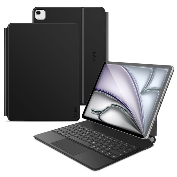 TECH-PROTECT SMARTCASE MAGNETIC + KEYBOARD IPAD PRO 12.9” 4 / 5 / 6 / 2020-2022 / AIR 13” 1 / 2 / 2024-2025 BLACK