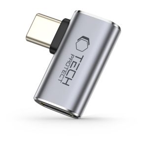TECH-PROTECT ULTRABOOST AA01 ANGLE ADAPTER TYPE-C GREY