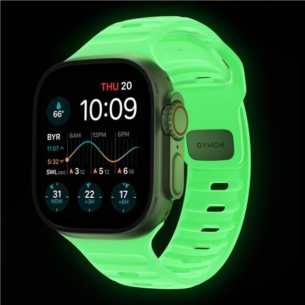 Nomad Sport Strap Glow 2.0 - Apple Watch 49mm/46mm/45mm/44mm/42mm (NM01580085) - Image 3