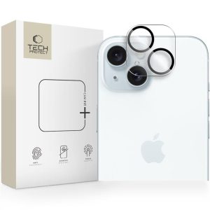 OSŁONA APARATU TECH-PROTECT CAM FIT+ IPHONE 14  / 14 PLUS / 15 / 15 PLUS CLEAR