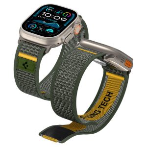 SPIGEN ATHLEX AIR APPLE WATCH 6 / 7 / 8 / 9 / 10 / SE / ULTRA 1 / 2 (44 / 45 / 46 / 49 MM) ACTIVE GREEN