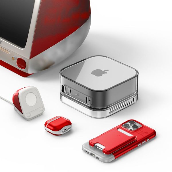 SPIGEN CLASSIC C1 APPLE WATCH CHARGER STAND RUBY (AMP09341) - Image 12
