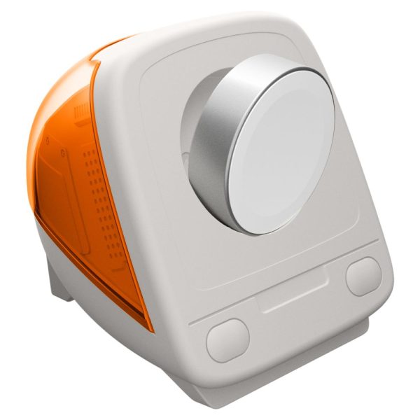 SPIGEN CLASSIC C1 APPLE WATCH CHARGER STAND TANGERINE (AMP09342) - Image 9