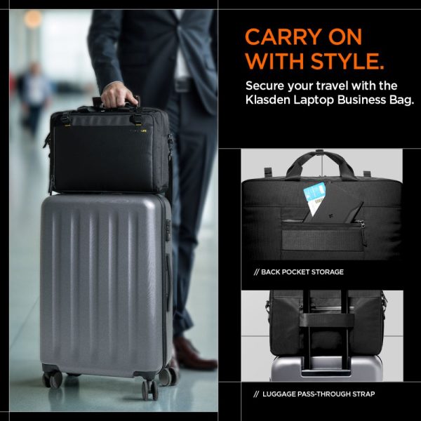 SPIGEN KD300 KLASDEN LAPTOP BAG BLACK (AFA09540) - Image 10