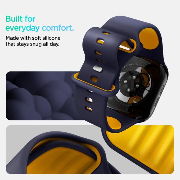 Spigen Nano Pop Band Blueberry Navy - Apple Watch 42mm/41mm/40mm (AMP09325) - Image 11