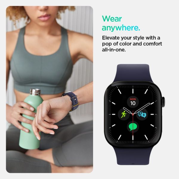 Spigen Nano Pop Band Blueberry Navy - Apple Watch 42mm/41mm/40mm (AMP09325) - Image 12