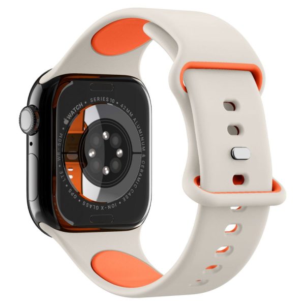 SPIGEN NANO POP APPLE WATCH 6/7/8/9/10/SE (40/41/42 MM) ORANGE BEIGE (AMP09326) - Image 5