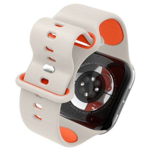 SPIGEN NANO POP APPLE WATCH 6/7/8/9/10/SE (40/41/42 MM) ORANGE BEIGE (AMP09326) - Image 7