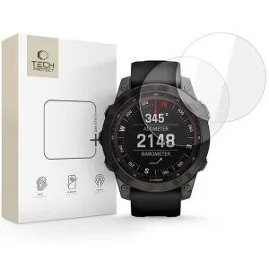 Τζάμι Προστασίας Garmin Fenix 7X 7X Pro Tech-Protect Glass Fit+ 2-Pack Clear