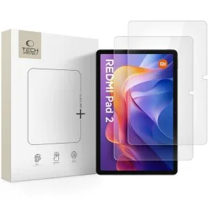 SZKŁO HARTOWANE TECH-PROTECT GLASS FIT+ 2-PACK XIAOMI REDMI PAD 2 / SE 11.0 CLEAR