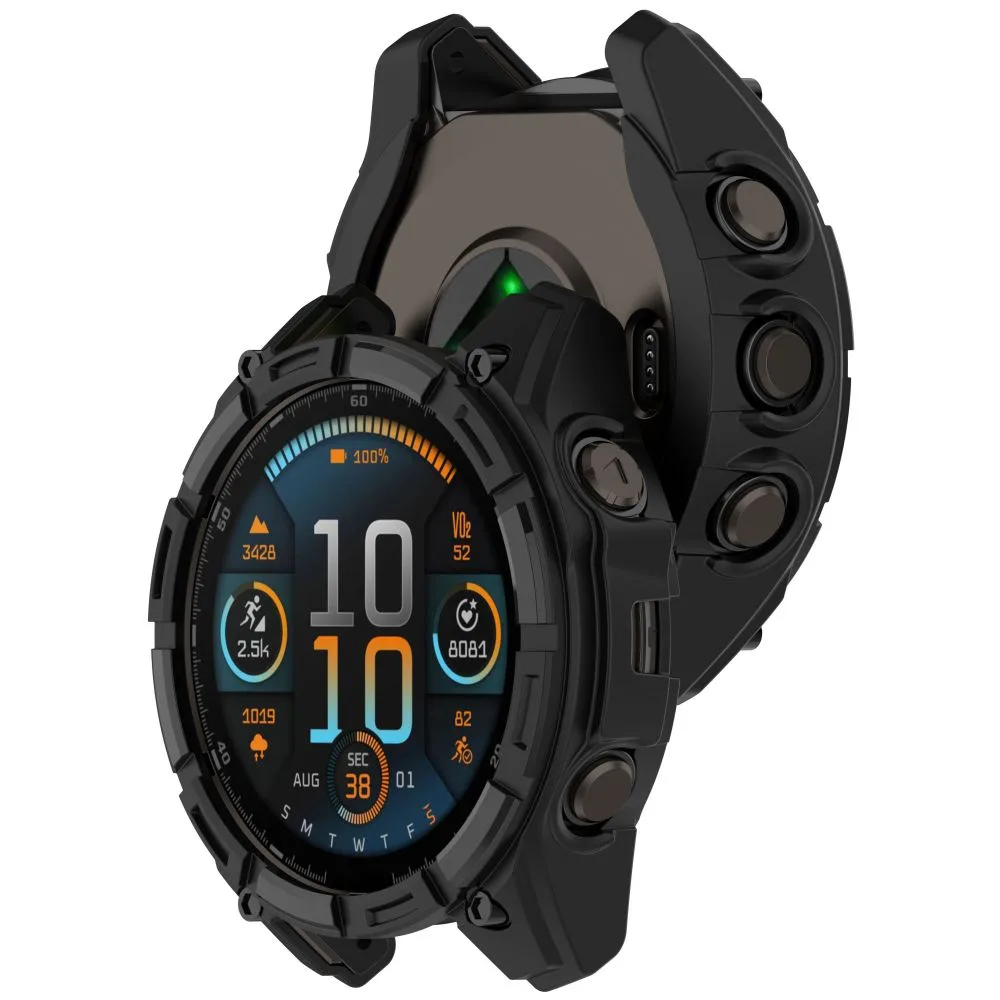 Θήκη Garmin Fenix 8 47mm Tech-Protect Defense Air Black - Image 2