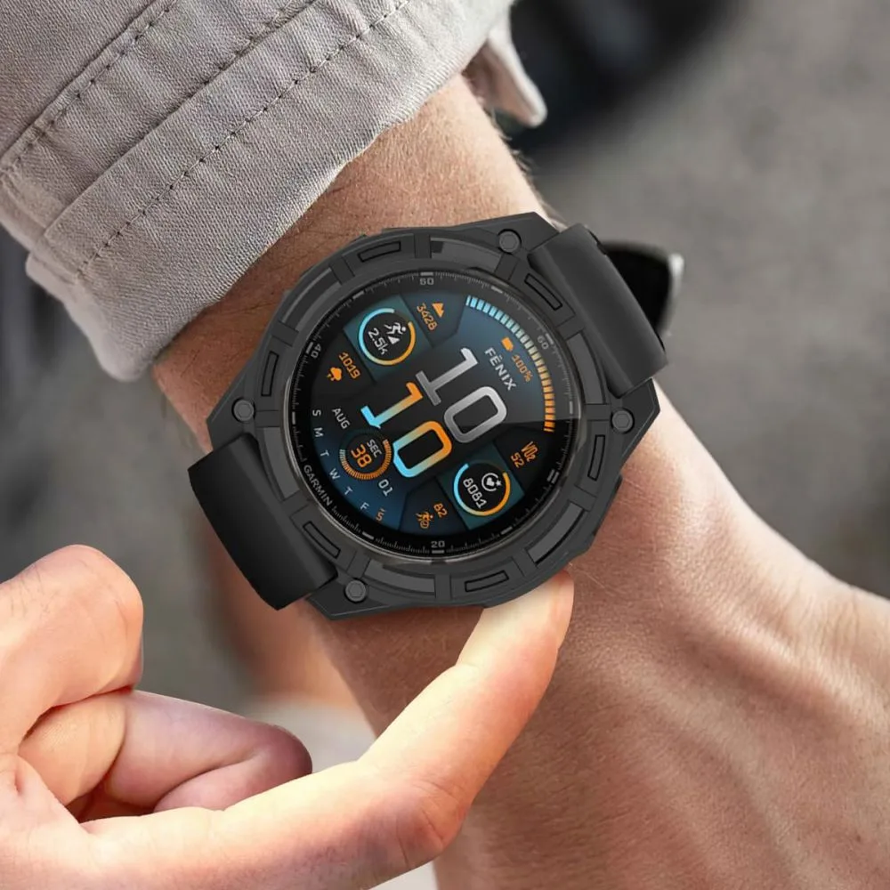 Θήκη Garmin Fenix 8 47mm Tech-Protect Defense Air Black - Image 3
