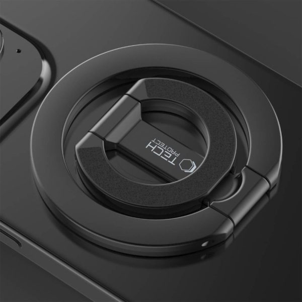 TECH-PROTECT MMR400 MAGNETIC MAGSAFE PHONE RING BLACK - Image 3
