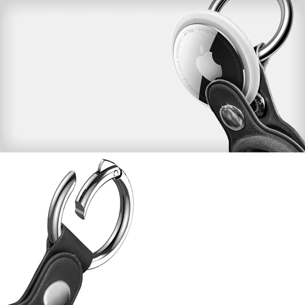 Θήκη Μπρελόκ Apple AirTag 1 / 2 Tech-Protect NaturalFit Black - Image 2