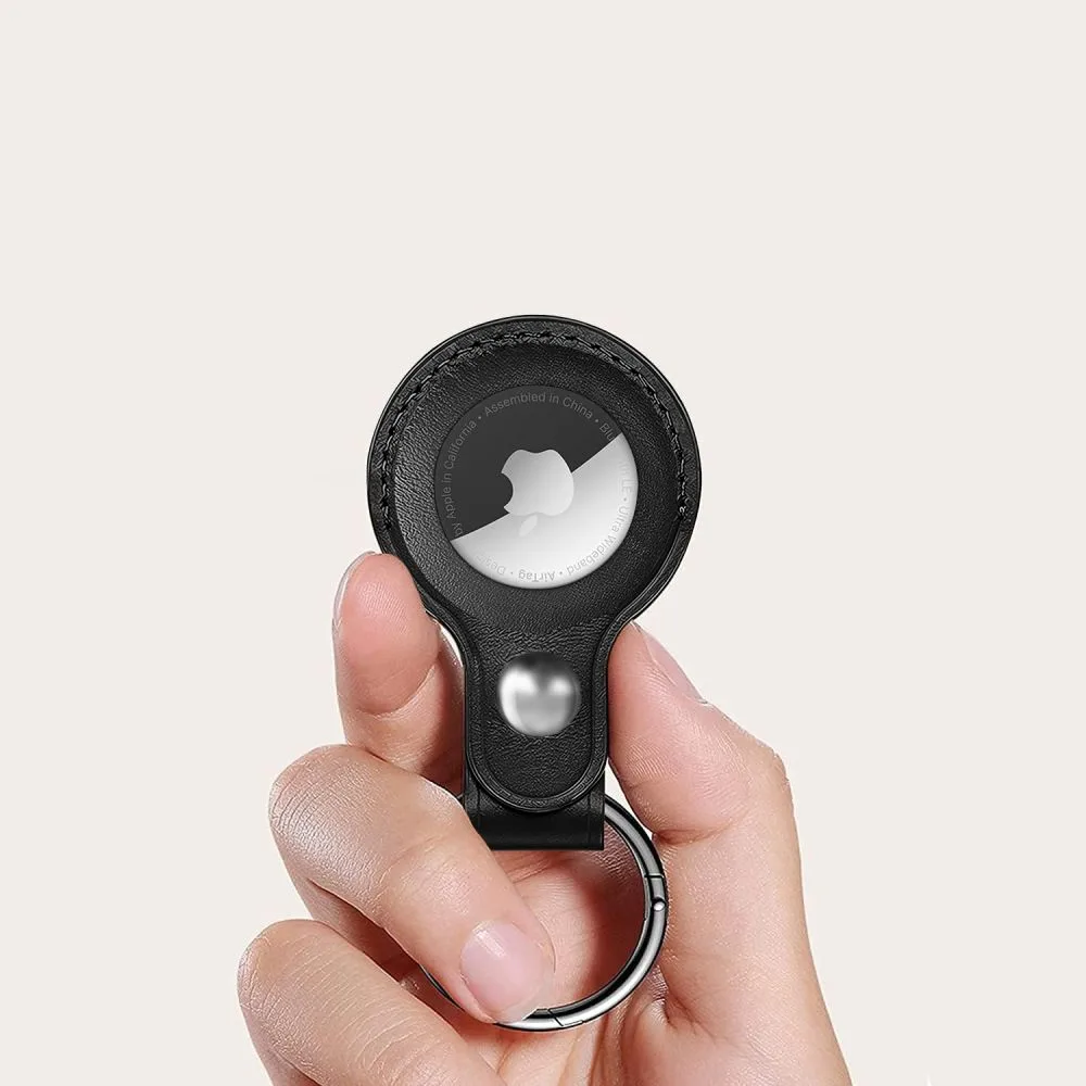 Θήκη Μπρελόκ Apple AirTag 1 / 2 Tech-Protect NaturalFit Black - Image 3