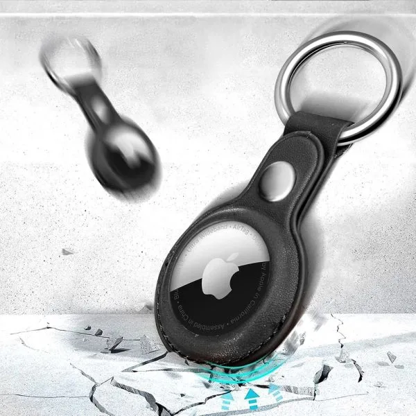 Θήκη Μπρελόκ Apple AirTag 1 / 2 Tech-Protect NaturalFit Black - Image 4