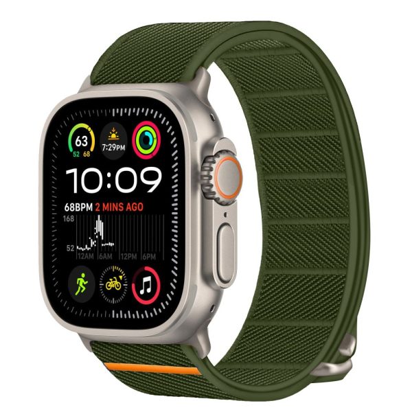 TECH-PROTECT NYLON SLIP APPLE WATCH 6/7/8/9/10/SE/ULTRA 1/2 (44/45/46/49 MM) KHAKI - Image 3