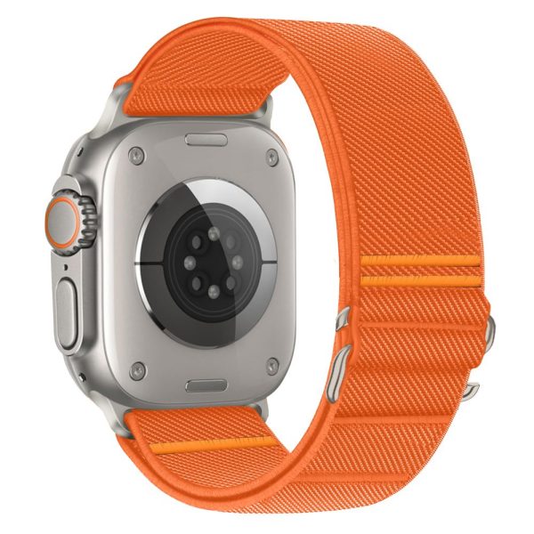 TECH-PROTECT NYLON SLIP APPLE WATCH 6/7/8/9/10/SE/ULTRA 1/2 (44/45/46/49 MM) ORANGE - Image 4