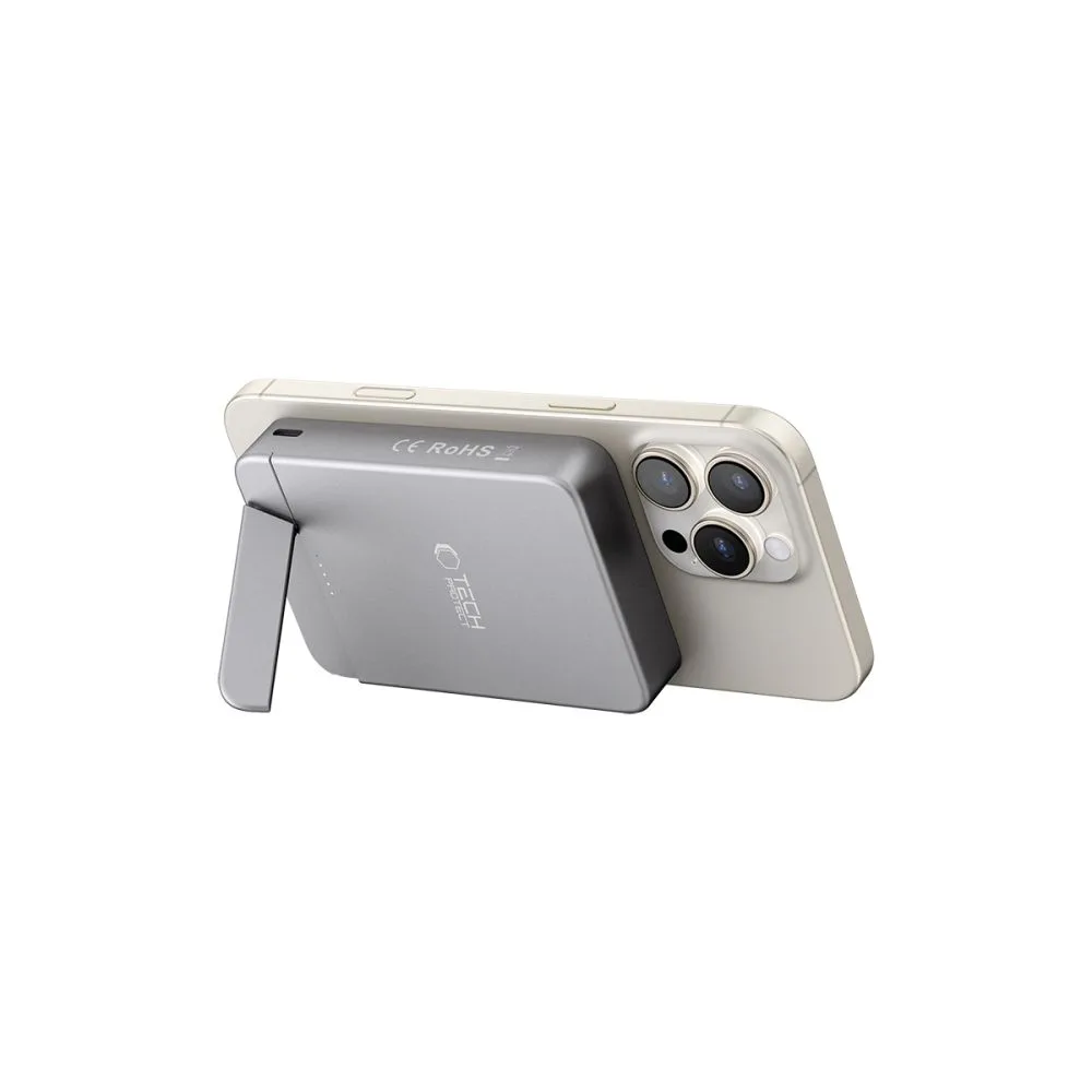 TECH-PROTECT PB15 LIFEMAG MAGSAFE POWER BANK 10000MAH SPACE GRAY - Image 3