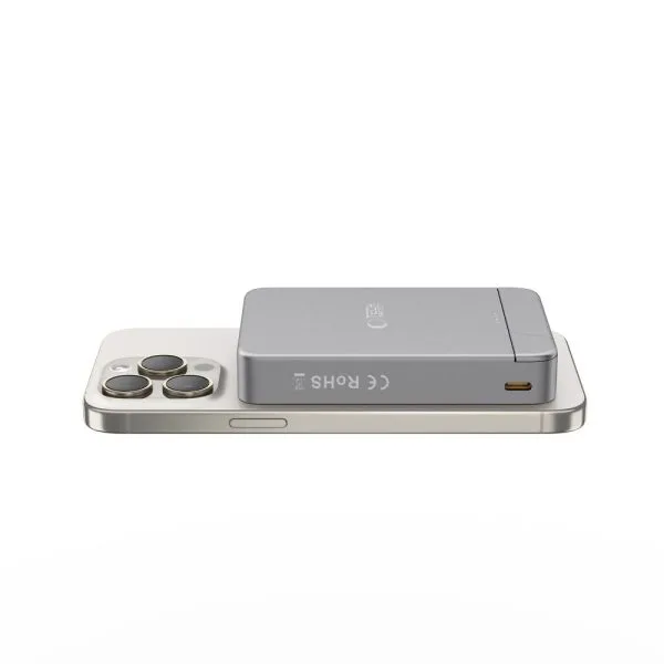 TECH-PROTECT PB15 LIFEMAG MAGSAFE POWER BANK 10000MAH SPACE GRAY - Image 5