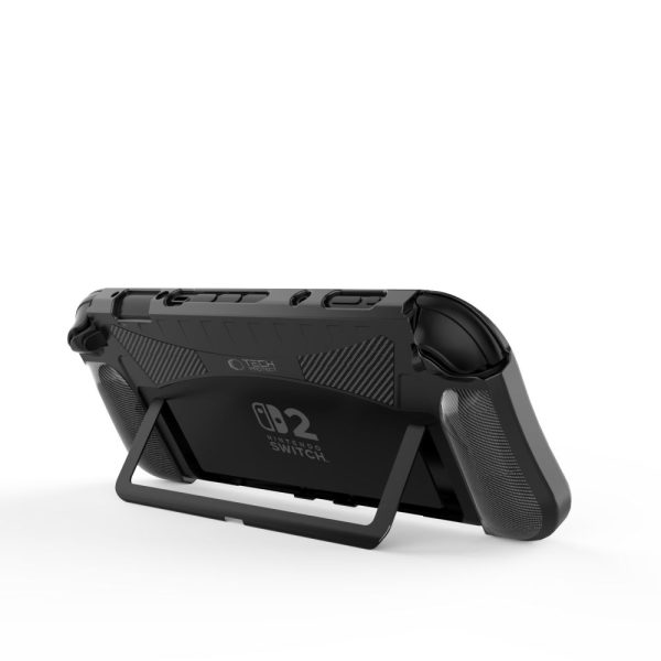 TECH-PROTECT TPUCARBON NINTENDO SWITCH 2 BLACK - Image 2