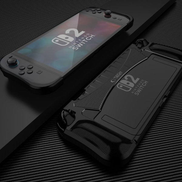 TECH-PROTECT TPUCARBON NINTENDO SWITCH 2 BLACK - Image 5