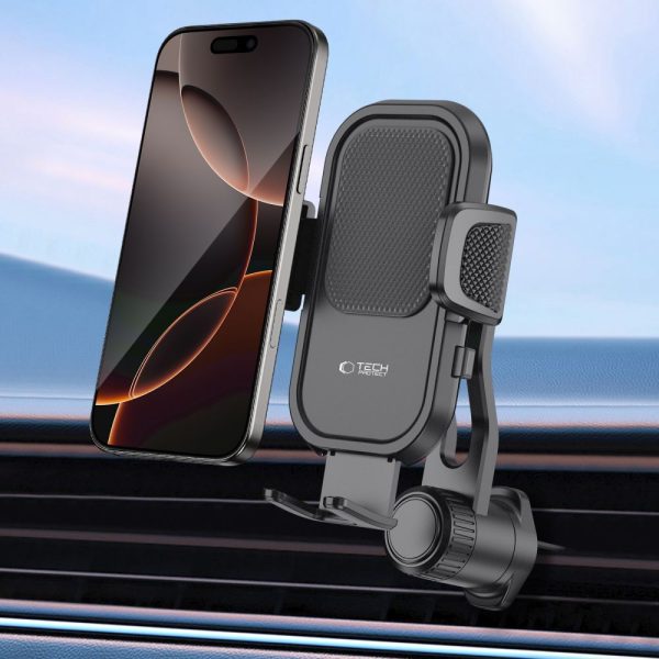 TECH-PROTECT V8 UNIVERSAL VENT CAR MOUNT BLACK - Image 7