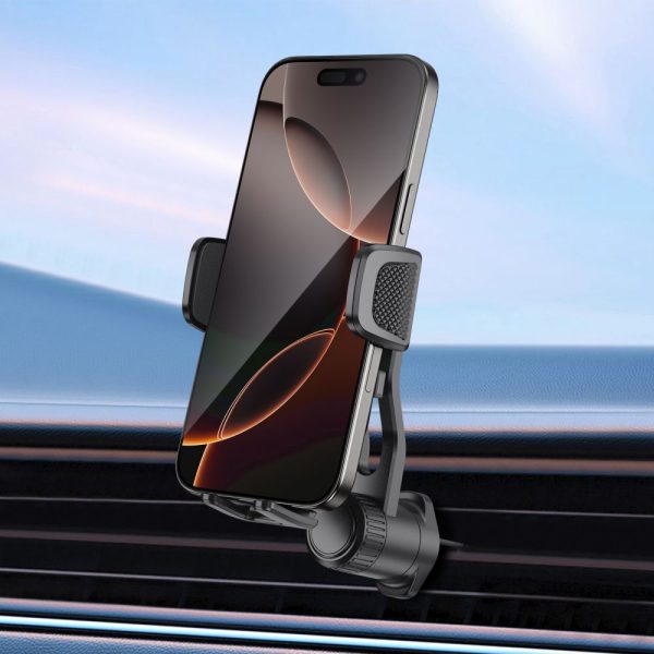 TECH-PROTECT V8 UNIVERSAL VENT CAR MOUNT BLACK - Image 8