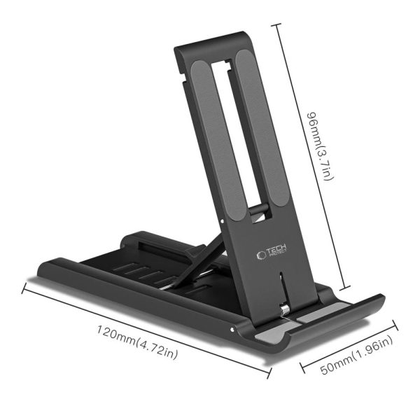 TECH-PROTECT Z5 UNIVERSAL STAND HOLDER SMARTPHONE & TABLET BLACK - Image 4