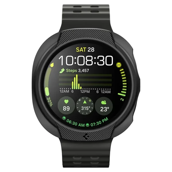 Spigen Liquid Air matte Black-Samsung Galaxy Watch 8 44mm (ACS09839) - Image 2