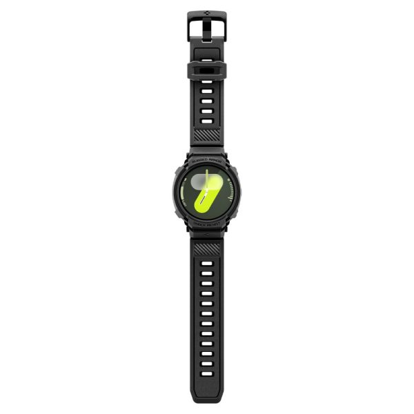 Spigen Rugged Armor Pro Matte Black-Samsung Galaxy Watch 8 44mm (ACS10007) - Image 10
